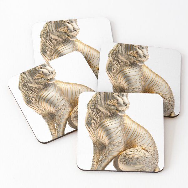 Artikelvorschau, Tiger statue imari China material photo isolated objects 1 entworfen und verkauft von jetaiart.