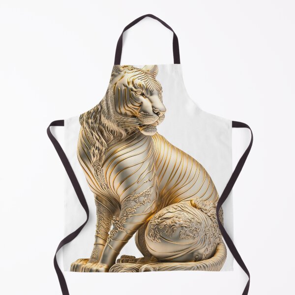 Item preview, Tiger statue imari China material photo isolated objects 1 designed and sold by jetaiart.
