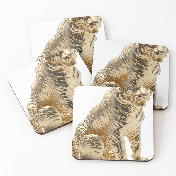 Artikelvorschau, Tiger statue imari China material photo isolated objects 4 entworfen und verkauft von jetaiart.