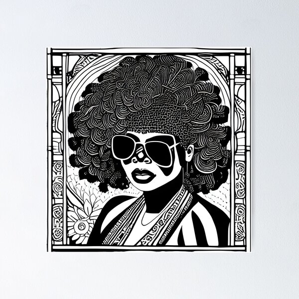 Item preview, Black Girl designed and sold by AlexArtCollega.