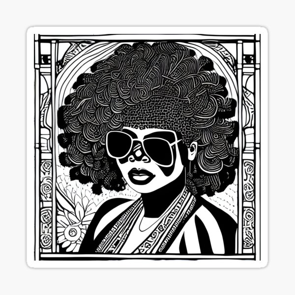 Item preview, Black Girl designed and sold by AlexArtCollega.