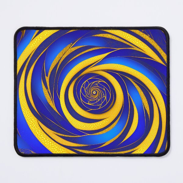 Item preview, Spiral Gold On Royal Blue 3 - SPIRALS designed and sold by internlvisions.