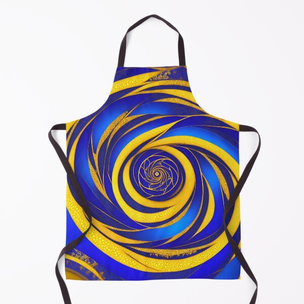 Item preview, Spiral Gold On Royal Blue 3 - SPIRALS designed and sold by internlvisions.