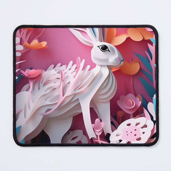 Item preview, Easter Rabbit Paper Cut Craft designed and sold by shopfindingbeni.