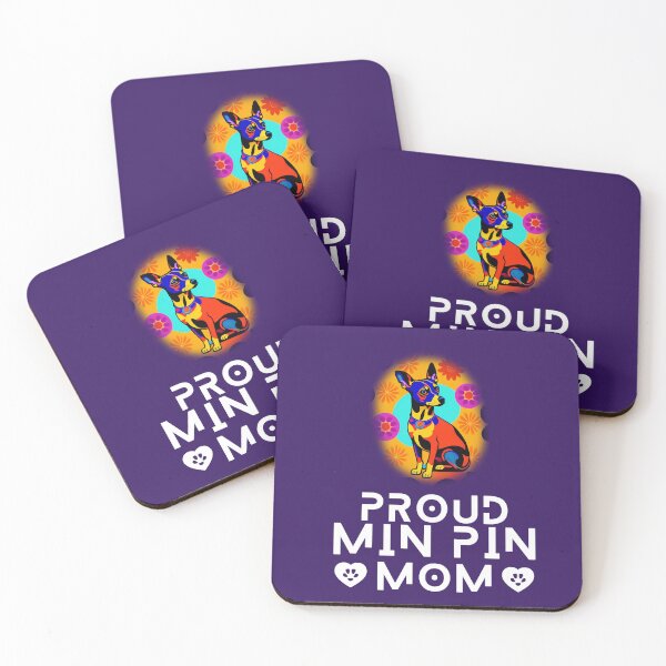 Item preview, Proud Min Pin Mom designed and sold by FrescoDesign.