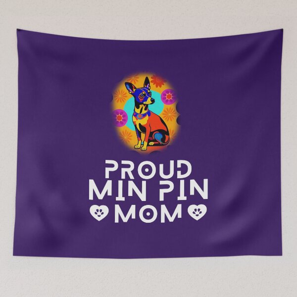 Item preview, Proud Min Pin Mom designed and sold by FrescoDesign.