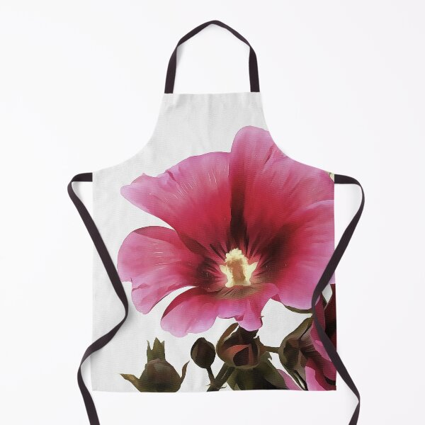 Item preview, Pintura floral de flor de malva malva rosa celestial designed and sold by taiche.