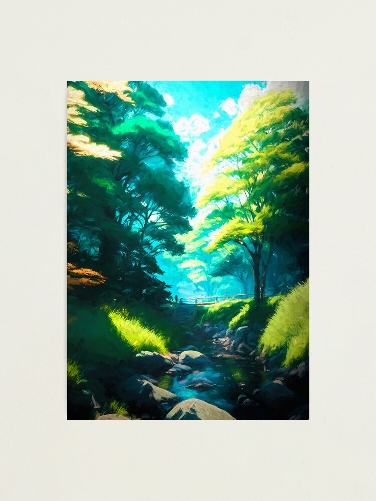 Thumbnail 2 of 3, Photographic Print, Forest stream by Brian Vegas designed and sold by Brian Vegas.