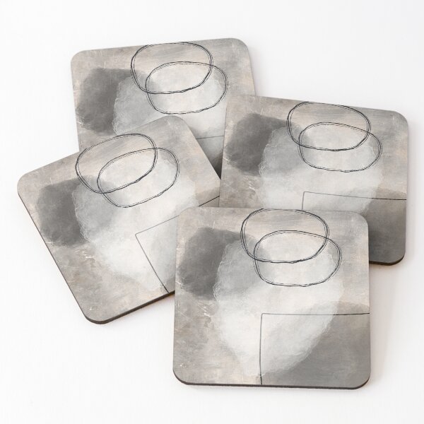 Item preview, Modern Neutral Abstract, Pastel Nordic Abstract, Simple Abstract art, Minimalist Neutral art designed and sold by RaspberryEM.