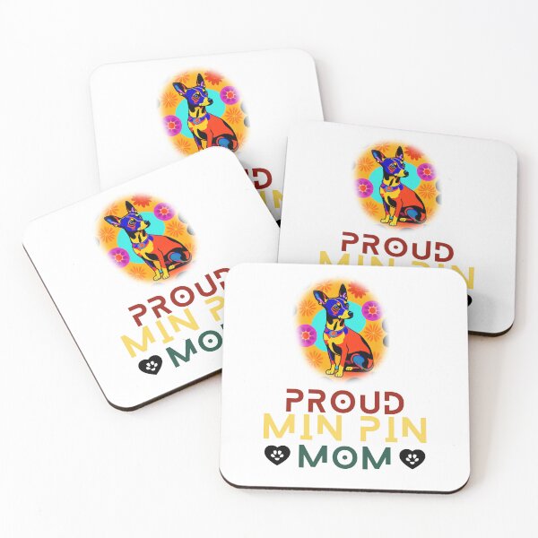 Item preview, Proud Min Pin Mom designed and sold by FrescoDesign.