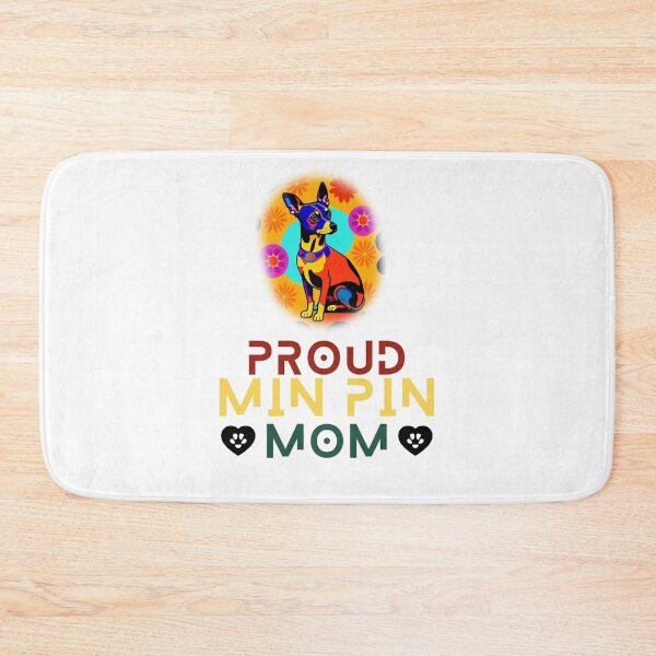 Item preview, Proud Min Pin Mom designed and sold by FrescoDesign.