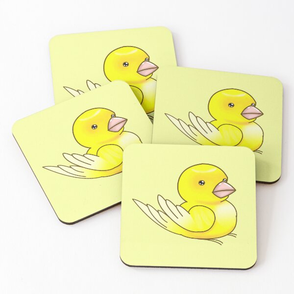 Item preview, Yellow Cute Pet Canary Bird designed and sold by DynieKid.