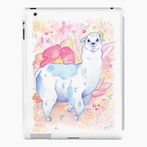 Cute Llama Illustration - Watercolour Animals iPad Snap Case