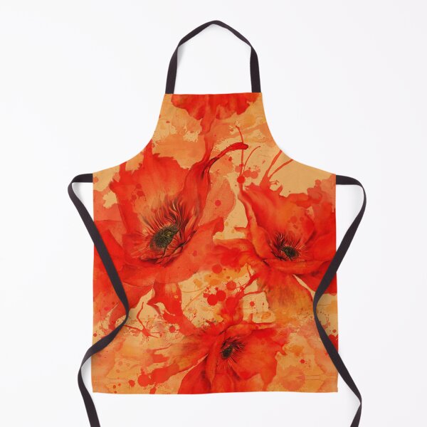 Item preview, Vibrant Watercolor Red Poppy Splash - Abstract Floral Design designed and sold by Art-PraveenRai.