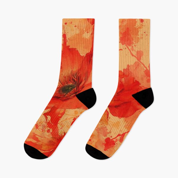 Item preview, Vibrant Watercolor Red Poppy Splash - Abstract Floral Design designed and sold by Art-PraveenRai.