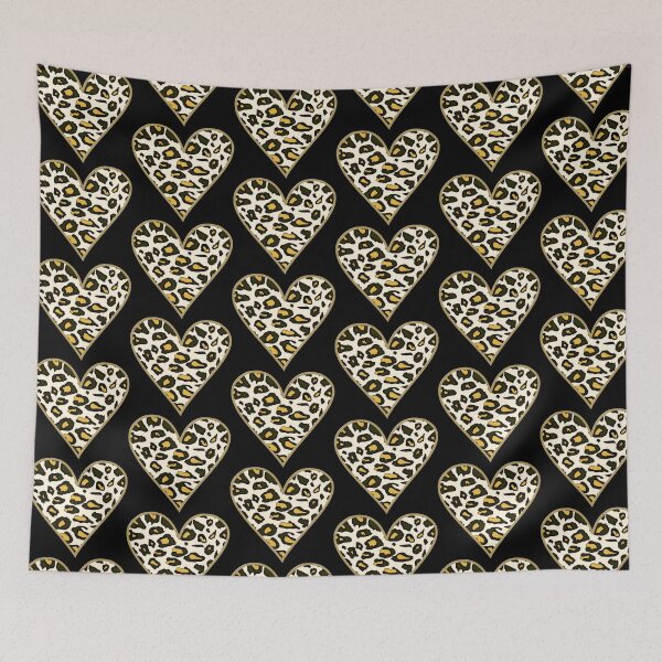 Item preview, Leopard Print Heart - Animal Print Cheetah Spots Love Heart designed and sold by inspirationzgal.