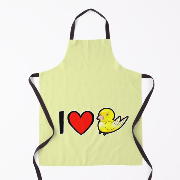 Item preview, I love Yellow Cute Pet Canary Bird designed and sold by DynieKid.