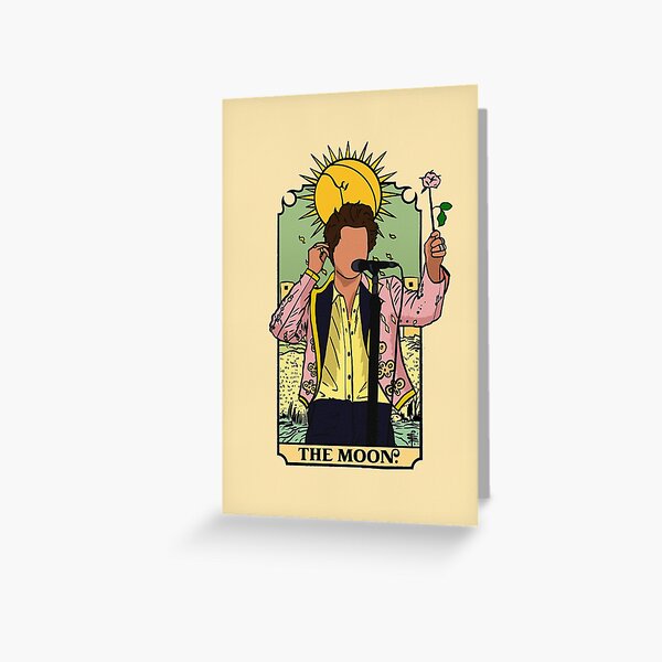 Harry Styles as The Moon Tarot Card Greeting Card for Sale by  ProudestHearts