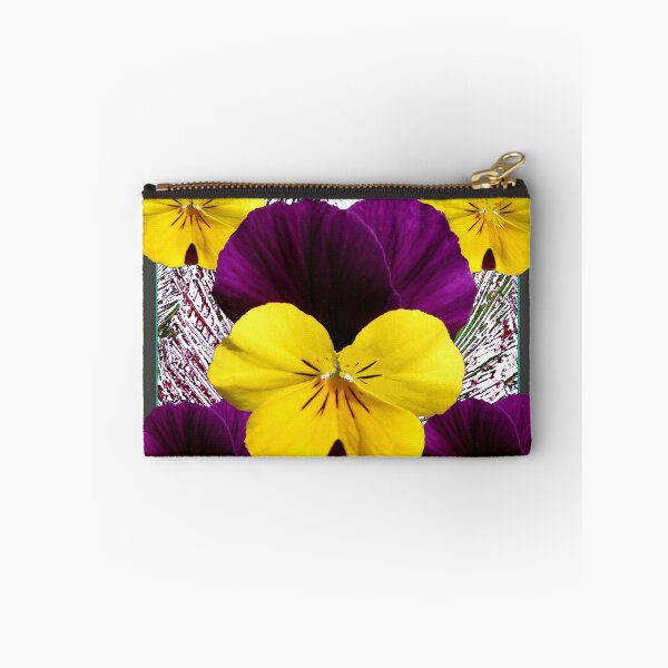Item preview, PURPLE & YELLOW VIOLETS GARDEN ART designed and sold by sharlesart.