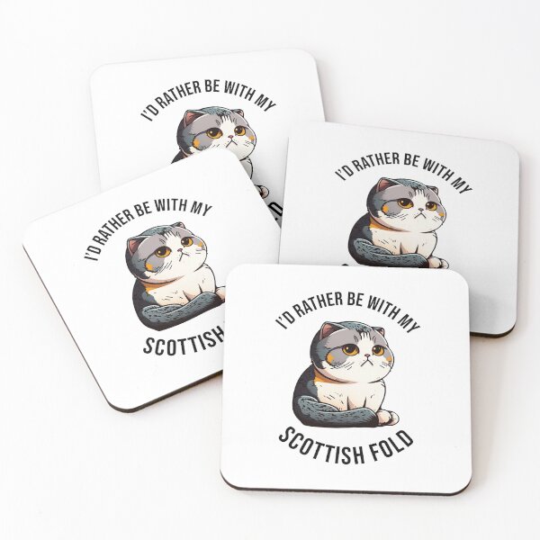 Item preview, I'd rather be with my Scottish Fold designed and sold by pxdg.
