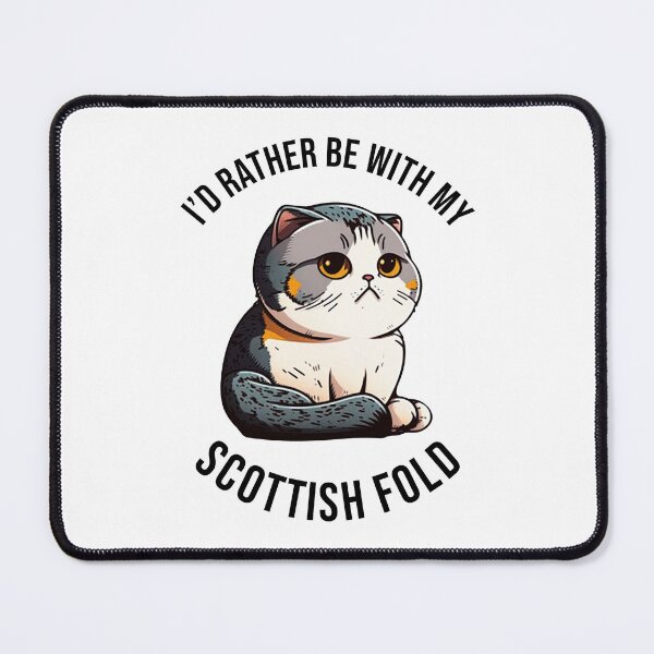 Item preview, I'd rather be with my Scottish Fold designed and sold by pxdg.