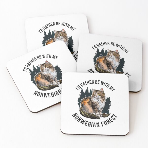Item preview, I'd rather be with my Norwegian Forest designed and sold by pxdg.
