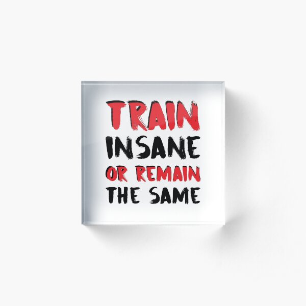 Train, Insane Acrylic Block