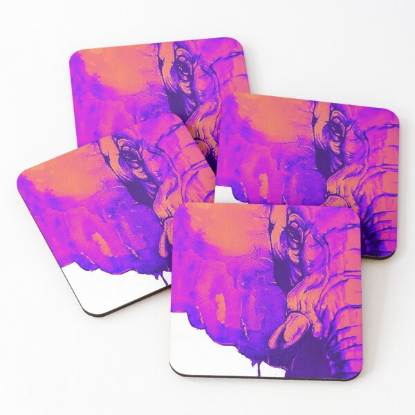 Item preview, Watercolor Colorful Elephant Ink Splash designed and sold by SoccaTamam.