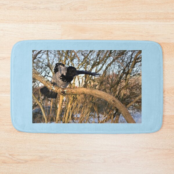 Item preview, Hello Here I Am, Says Hooded Crow And Waves designed and sold by Taina Sohlman.