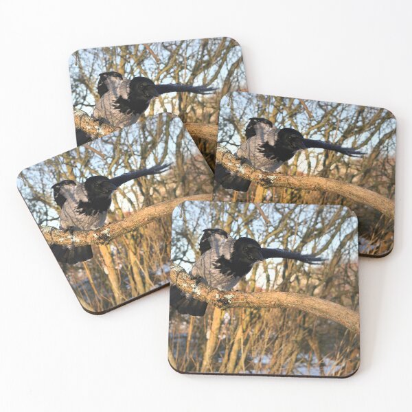 Item preview, Hello Here I Am, Says Hooded Crow And Waves designed and sold by Taina Sohlman.