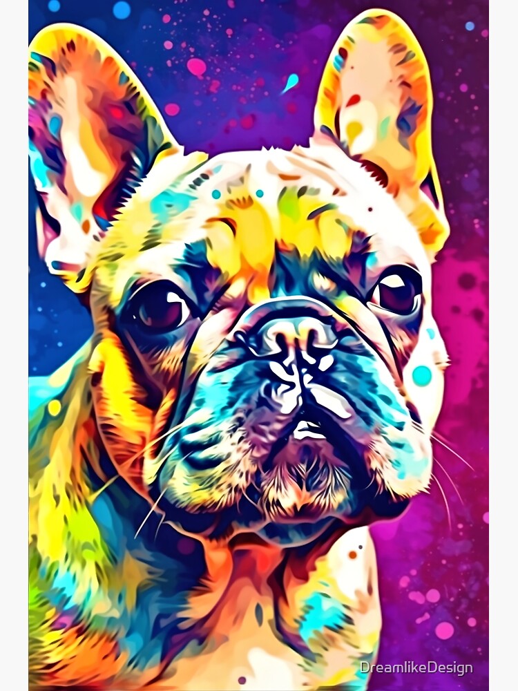 French bulldog hotsell canvas prints