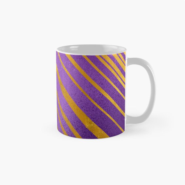 Aperçu de l'œuvre Rayures violettes et dorées créée et vendue par GoDesign1.