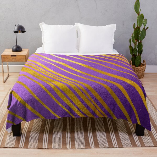 Item preview, Purple and gold stripes designed and sold by GoDesign1.