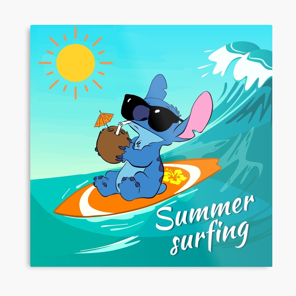 Lilo & Stitch Poster Wave Surf 178