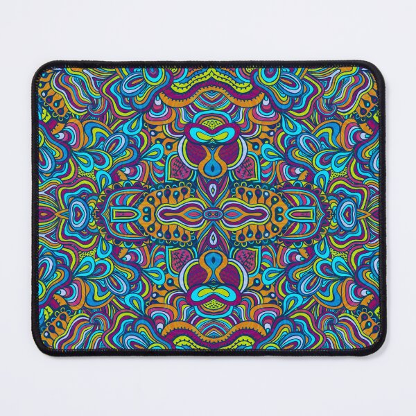 Item preview, Colorful Retro Psychedelic Abstract Swirls designed and sold by GoDesign1.