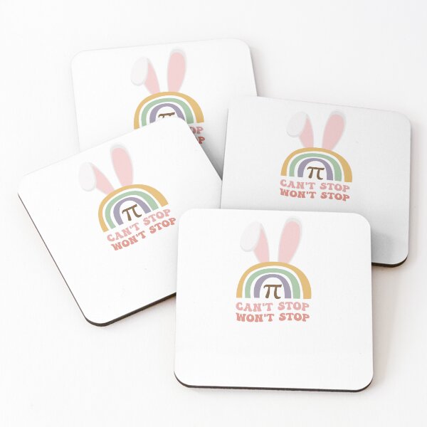Item preview, Groovy Can't Stop Pi Won't Stop Bunny Ears Easter Math Lover designed and sold by Run to Creations.