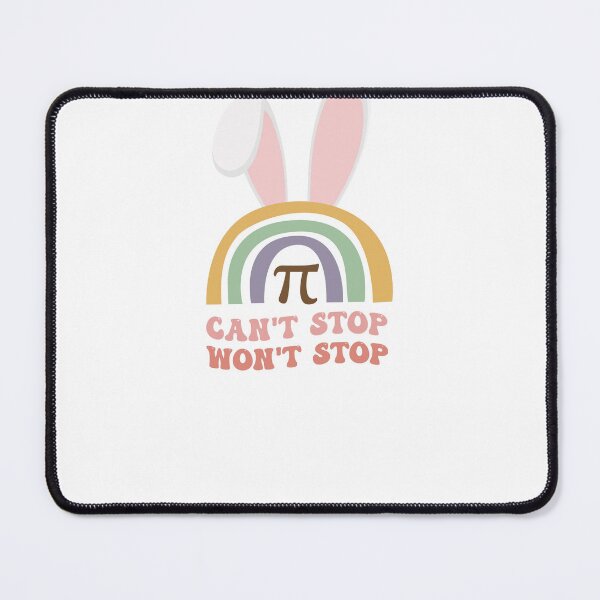 Item preview, Groovy Can't Stop Pi Won't Stop Bunny Ears Easter Math Lover designed and sold by Run to Creations.
