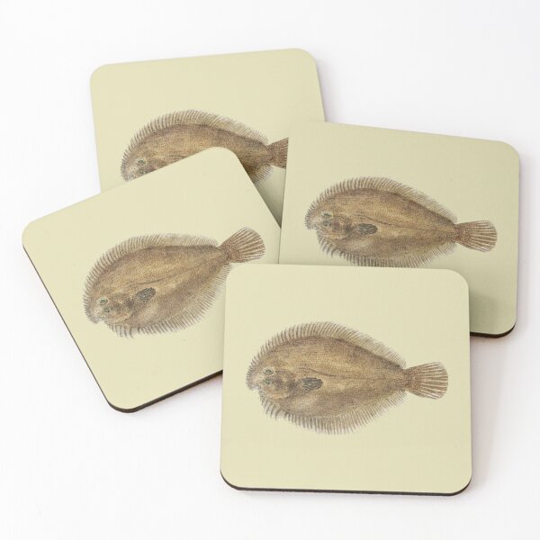 Item preview, Antique Fish Possibly Ammotretis SP Flounder Vintage Fish designed and sold by AmethystMurad.