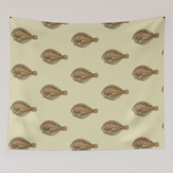 Item preview, Antique Fish Possibly Ammotretis SP Flounder Vintage Fish designed and sold by AmethystMurad.