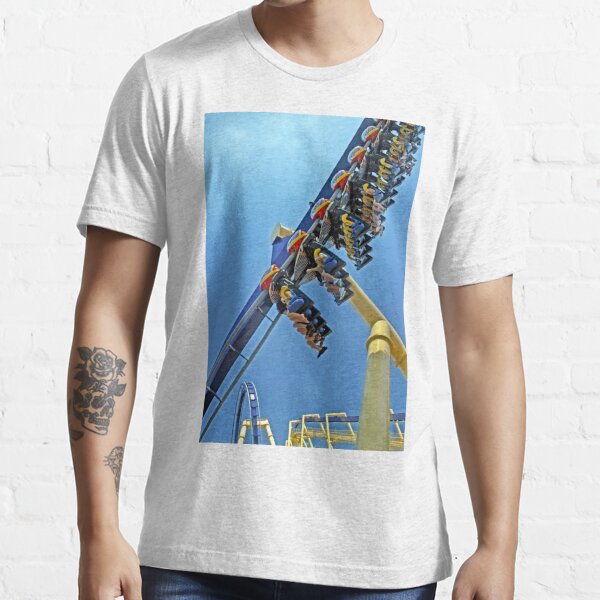 Roller Coaster T Shirt For Sale By Quackersnaps Redbubble Roller T Shirts Rollercoaster 7752