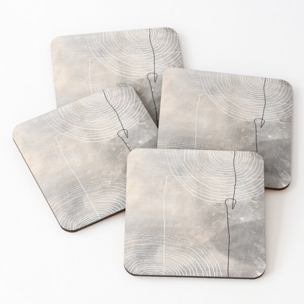 Item preview, Modern Neutral Abstract, Pastel Nordic Abstract, Simple Abstract art, Minimalist Neutral art designed and sold by RaspberryEM.