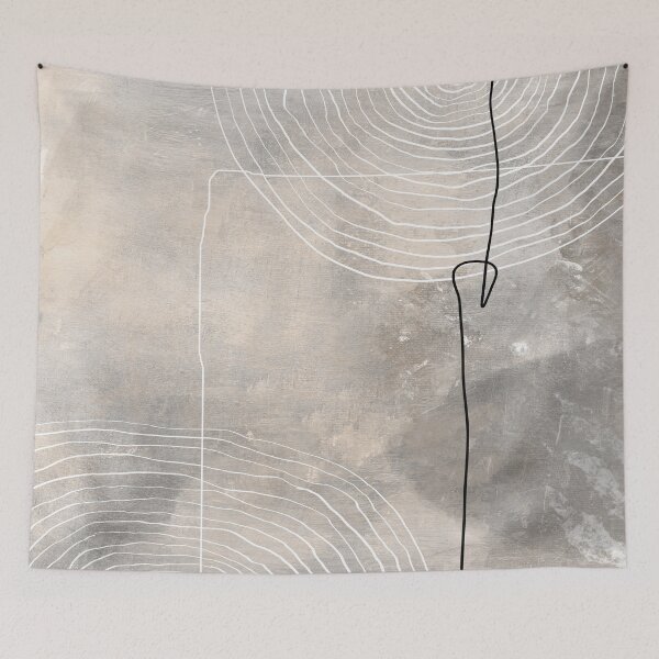 Item preview, Modern Neutral Abstract, Pastel Nordic Abstract, Simple Abstract art, Minimalist Neutral art designed and sold by RaspberryEM.