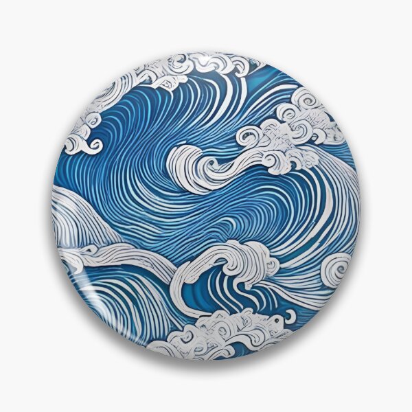 Item preview, White-capped Ocean Waves designed and sold by MrUndefined.