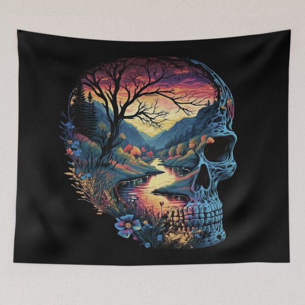 Item preview, Natural Death - Nature & Skull designed and sold by Gypsy  Queen.