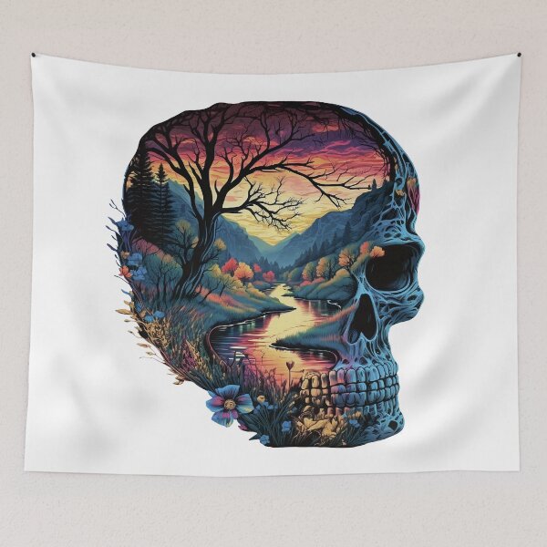 Item preview, Natural Death - Nature & Skull designed and sold by Gypsy  Queen.