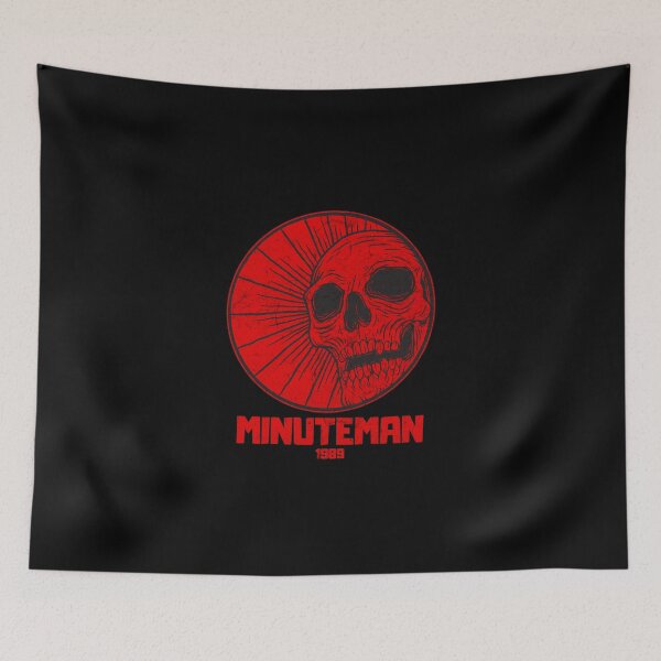 Item preview, Copy of red skull minuteman vintage vibes designed and sold by lordcobra.