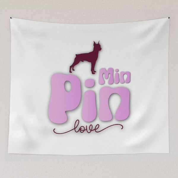 Item preview, Love Miniature Pinscher designed and sold by FrescoDesign.