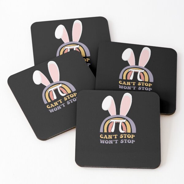 Item preview, Funny Mathematics Can't Stop Pi Won't Stop Bunny Easter designed and sold by Run to Creations.