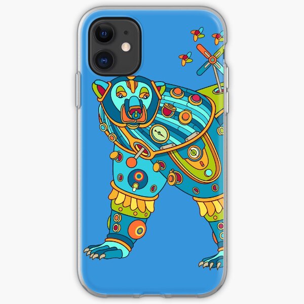 Polar Bear, cool art from the AlphaPod Collection iPhone Soft Case