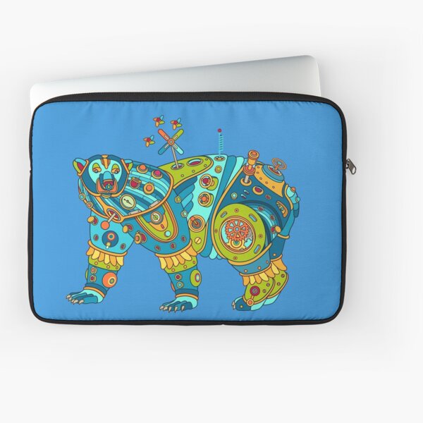 Polar Bear, cool art from the AlphaPod Collection Laptop Sleeve